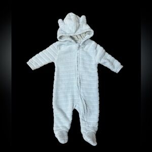 Sterling Baby  Cozy Blue Hooded Baby One Piece